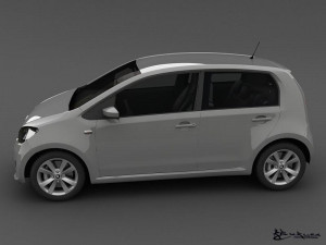 skoda citigo 5doors 2013 Modèle 3D
