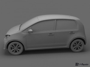 skoda citigo 5doors 2013 Modèle 3D