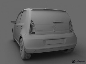 skoda citigo 5doors 2013 Modèle 3D
