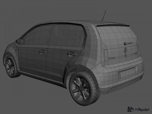 skoda citigo 5doors 2013 Modèle 3D