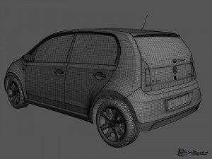 skoda citigo 5doors 2013 Modèle 3D