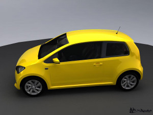 seat mii 3 doors 2012 3D Model