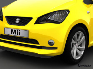 seat mii 3 doors 2012 3D Model