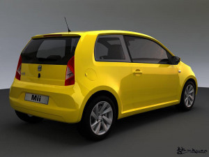 seat mii 3 doors 2012 3D Model