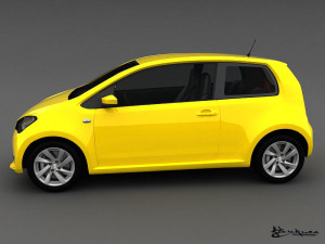 seat mii 3 doors 2012 3D Model