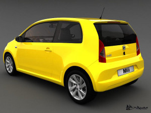 seat mii 3 doors 2012 3D Model
