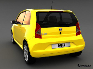 seat mii 3 doors 2012 3D Model