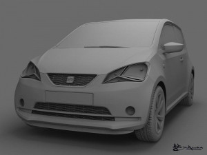seat mii 3 doors 2012 3D Model
