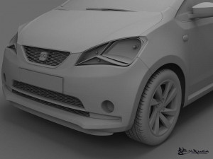 seat mii 3 doors 2012 3D Model
