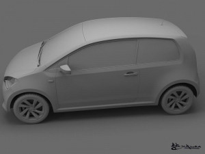 seat mii 3 doors 2012 3D Model