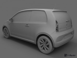 seat mii 3 doors 2012 3D Model