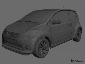 seat mii 3 doors 2012 3D Model