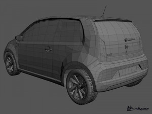 seat mii 3 doors 2012 3D Model