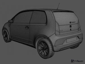 seat mii 3 doors 2012 3D Model