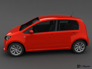 seat mii 5doors 2013 Model 3D