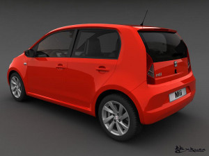 seat mii 5doors 2013 Model 3D