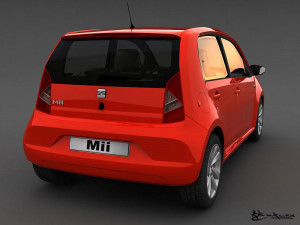 seat mii 5doors 2013 Model 3D