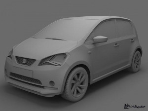 seat mii 5doors 2013 Model 3D