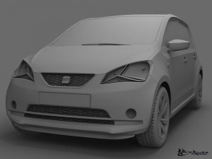 seat mii 5doors 2013 Model 3D