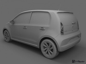 seat mii 5doors 2013 Model 3D