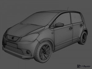 seat mii 5doors 2013 Model 3D
