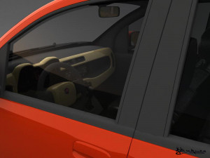 fiat panda 2013 3D Model