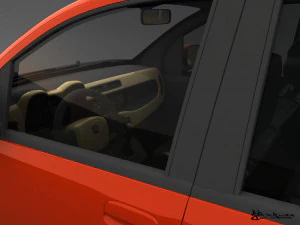 fiat panda 2013 3D Model