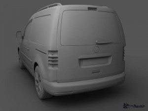volkswagen cross caddy 2013 3Dモデル