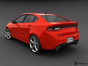 dodge dart 2013 3D Model