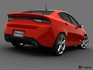 dodge dart 2013 3D Model