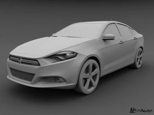 dodge dart 2013 3D Model