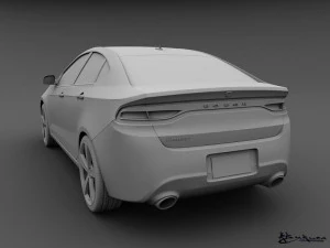 dodge dart 2013 3D Model