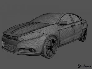dodge dart 2013 3D Model