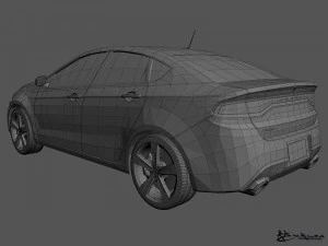 dodge dart 2013 3D Model