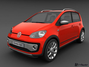 volkswagen cross up 2014 Model 3D