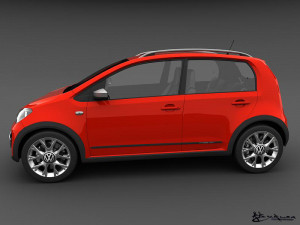 volkswagen cross up 2014 3Dモデル