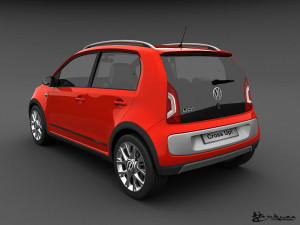 volkswagen cross up 2014 3Dモデル