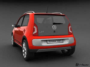 volkswagen cross up 2014 3Dモデル