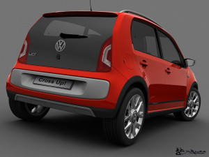 volkswagen cross up 2014 3Dモデル