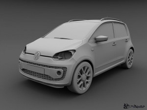 volkswagen cross up 2014 3Dモデル