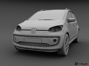 volkswagen cross up 2014 3Dモデル