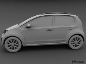 volkswagen cross up 2014 3Dモデル