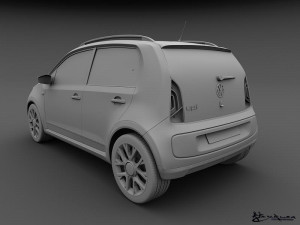 volkswagen cross up 2014 3Dモデル