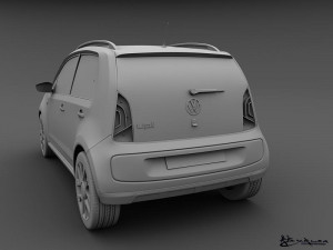 volkswagen cross up 2014 3Dモデル