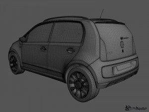 volkswagen cross up 2014 3Dモデル