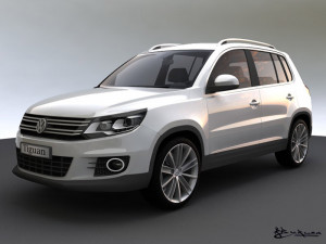 volkswagen tiguan 2012 sportstyle Model 3D