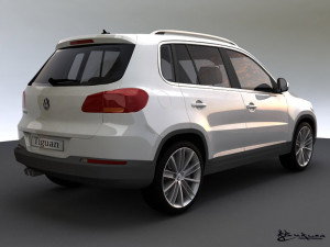 volkswagen tiguan 2012 sportstyle 3D Model