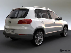 volkswagen tiguan 2012 sportstyle 3D Model