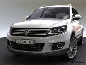 volkswagen tiguan 2012 sportstyle 3D Model