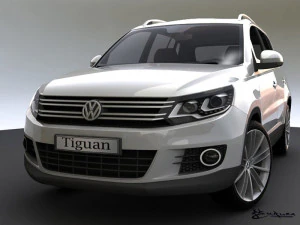 volkswagen tiguan 2012 sportstyle 3D Model